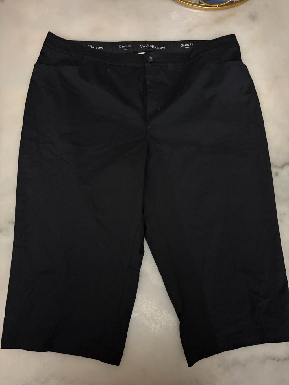 croft & barrow Black Men’s Classic Fit Chinos